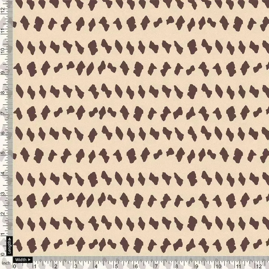 Brown Stones Digital Printed Fabric - Pure Muslin - Image 4
