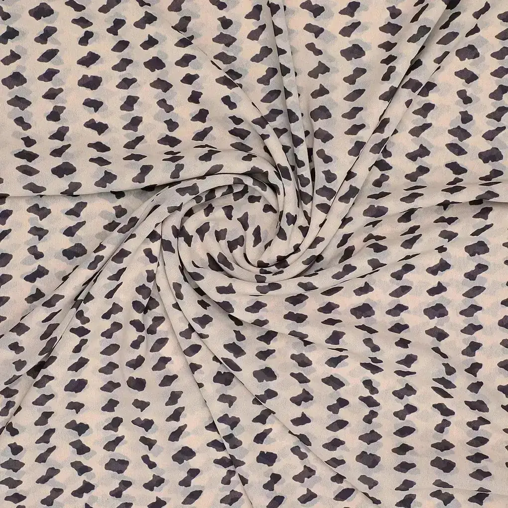 Brown Stones Digital Printed Fabric - Weightless - Image 2