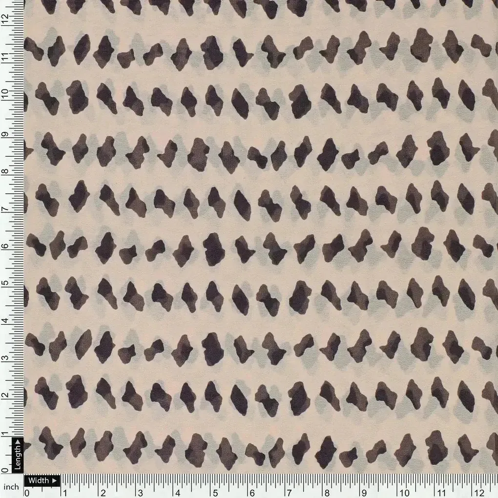 Brown Stones Digital Printed Fabric - Weightless - Image 4