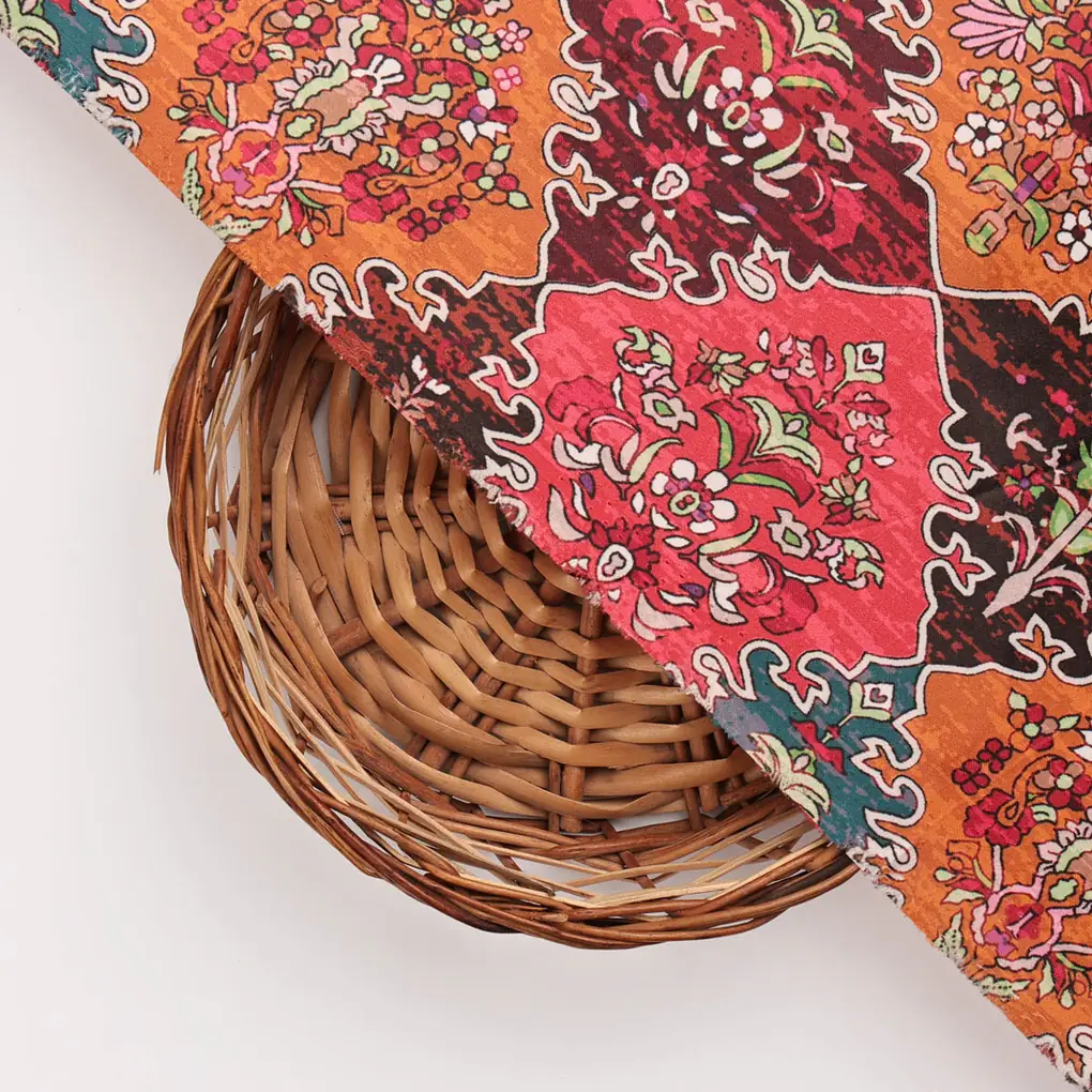 BSY Velvet Printed Fabric - Image 3