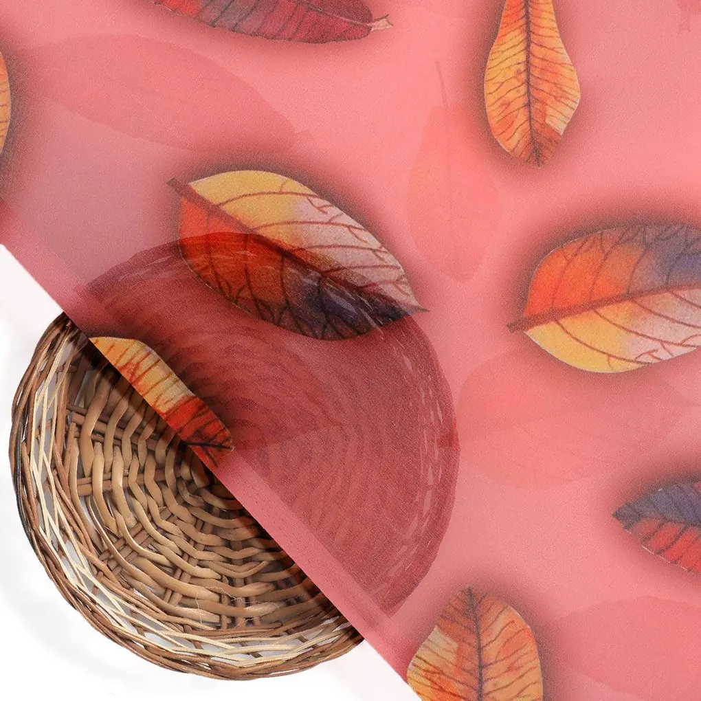Candy Leaves Weightless Printed Fabric - Image 2
