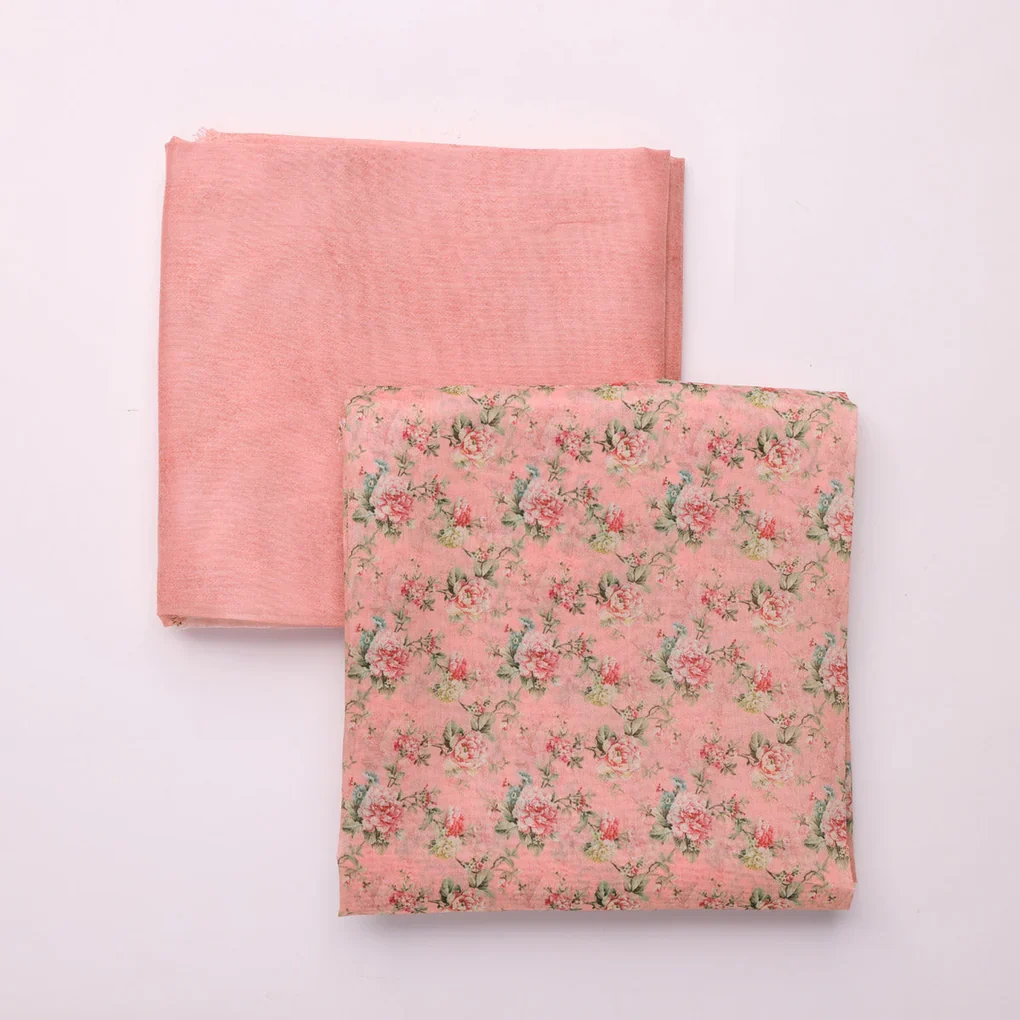 Chanderi Printed Fabric Set 5 Meters - Image 3