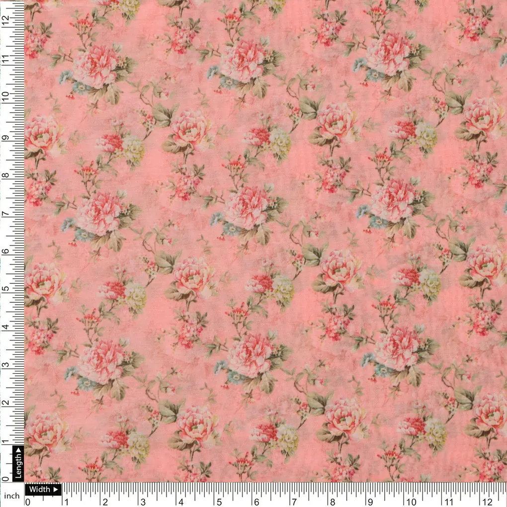 Chanderi Printed Fabric Set 5 Meters - Image 5