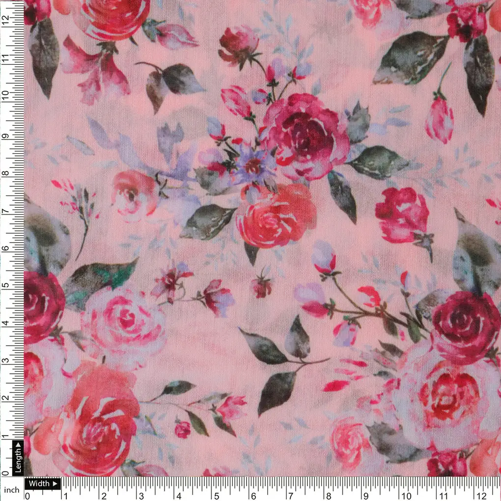 Chanderi Printed Fabric Set 5 Meters - Image 5