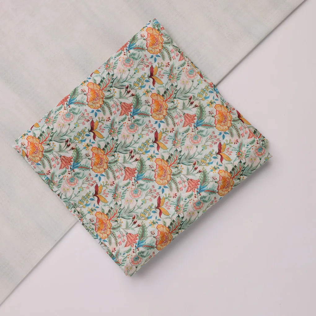 Chanderi Printed Fabric Set 5 Meters - Image 2
