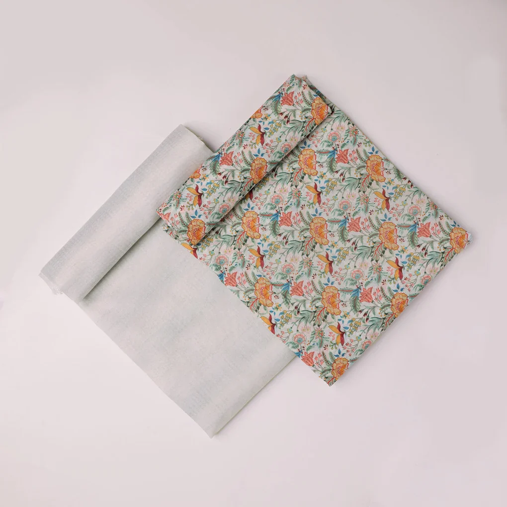 Chanderi Printed Fabric Set 5 Meters - Image 3
