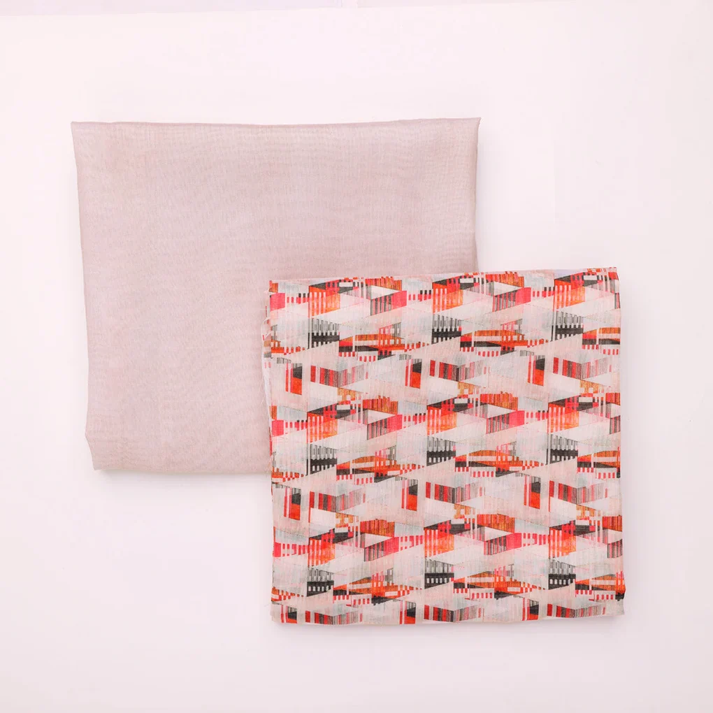 Chanderi Printed Fabric Set 5 Meters - Image 4