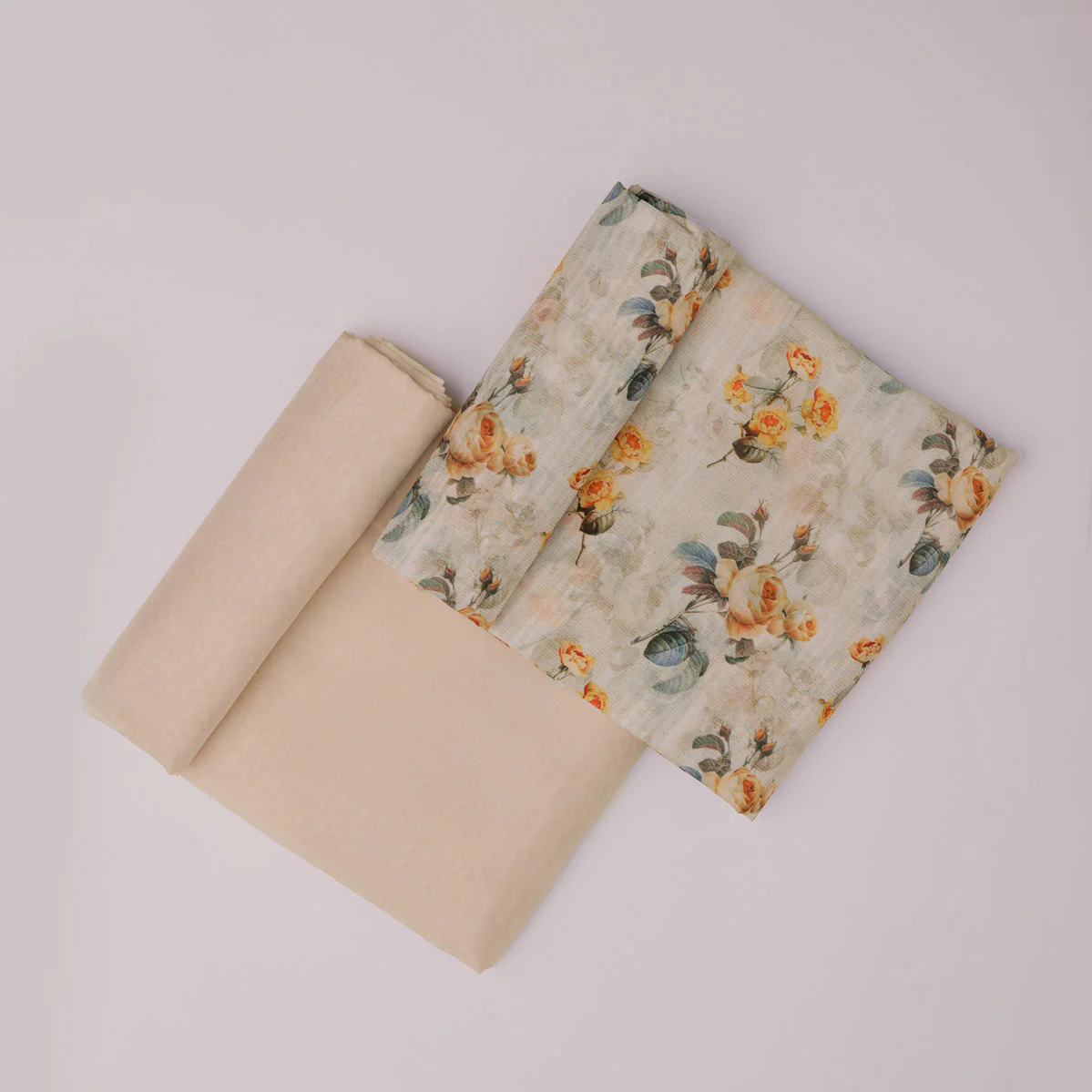 Chanderi Printed Fabric Set 5 Meters - Image 3