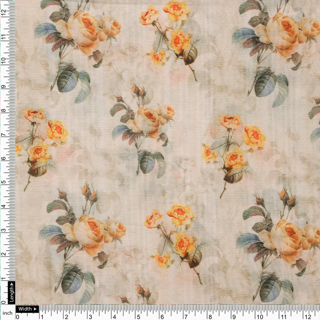 Chanderi Printed Fabric Set 5 Meters - Image 5