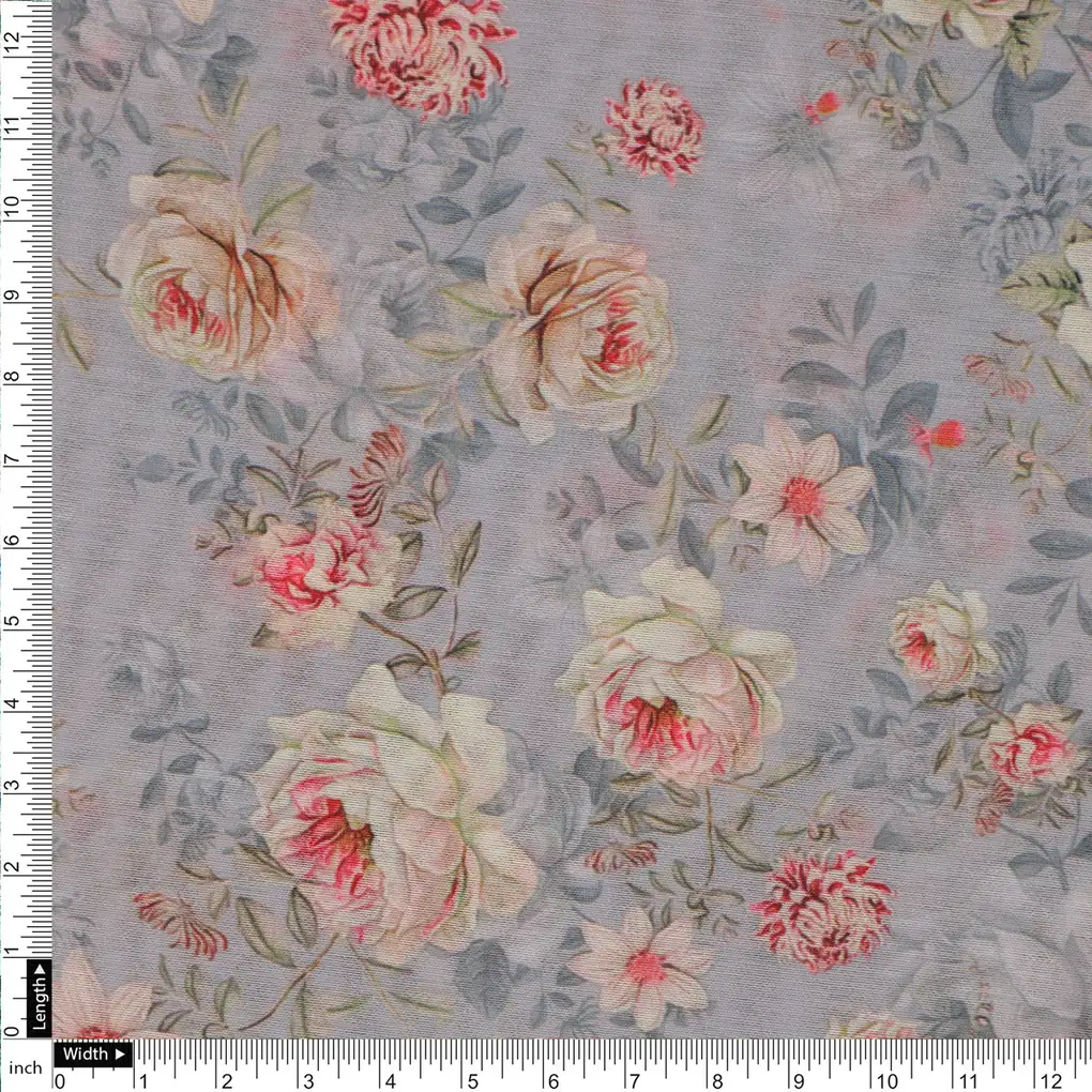 Chanderi Printed Fabric Set 5 Meters - Image 5