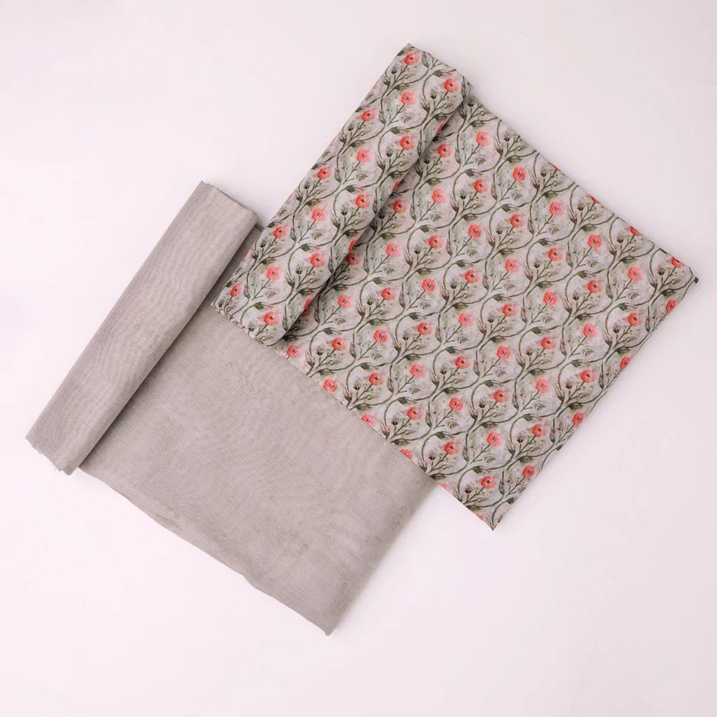 Chanderi Printed Fabric Set 5 Meters - Image 3