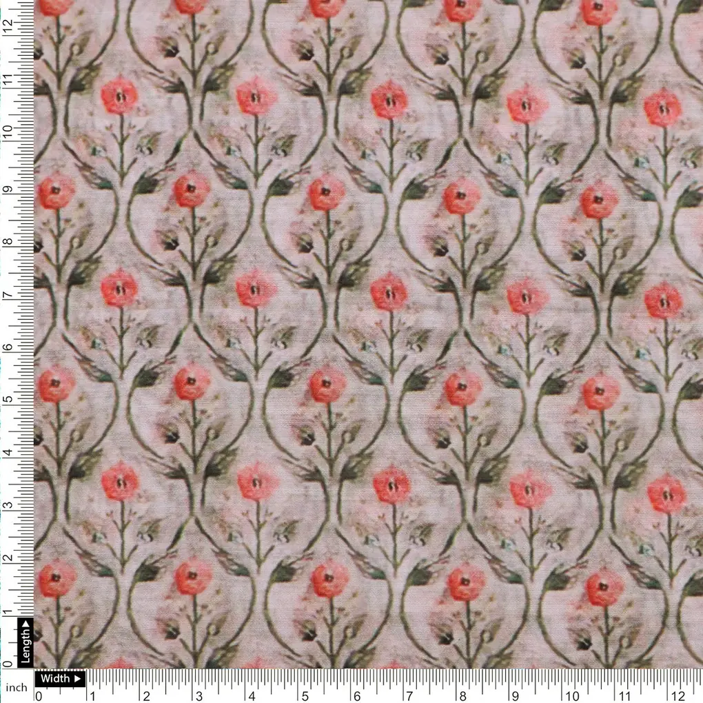 Chanderi Printed Fabric Set 5 Meters - Image 5
