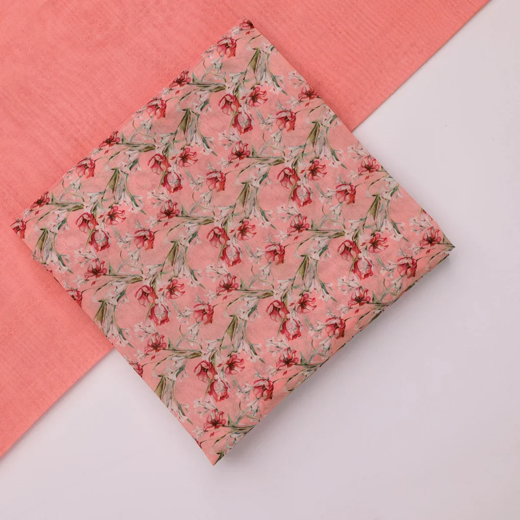 Chanderi Printed Fabric Set 5 Meters - Image 2