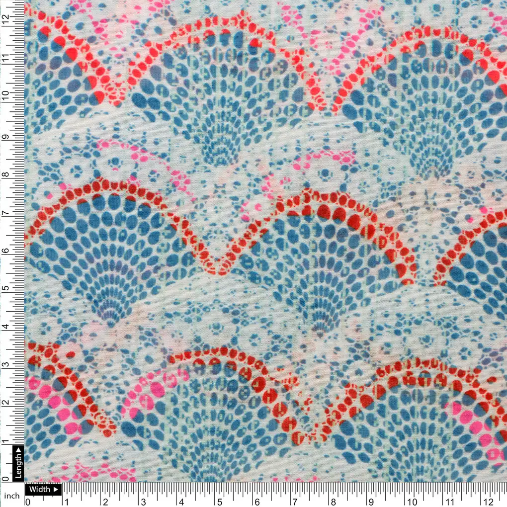 Chanderi Printed Fabric Set 5 Meters - Image 5