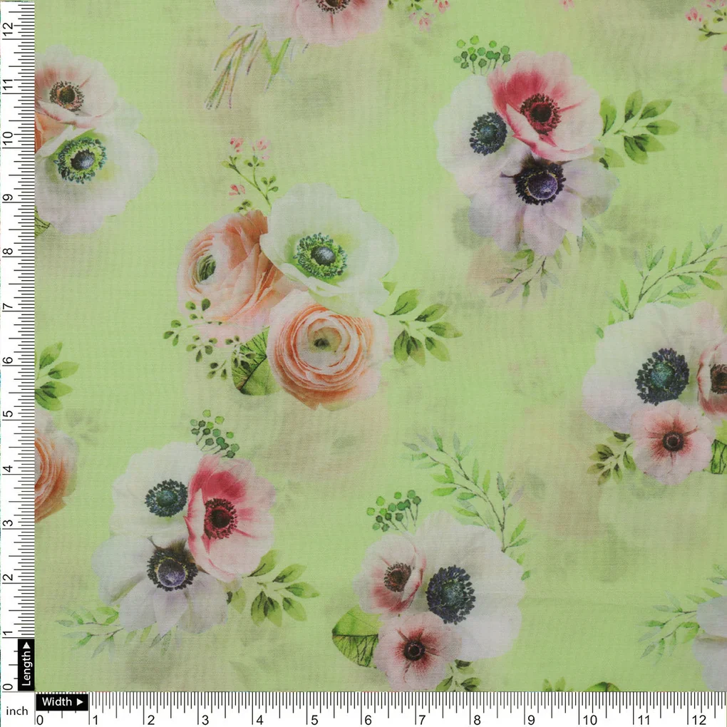 Chanderi Printed Fabric Set 5 Meters - Image 5