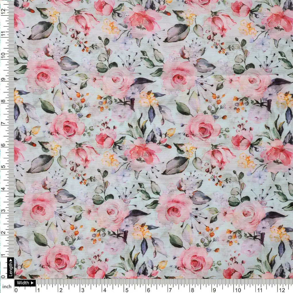Chanderi Printed Fabric Set 5 Meters - Image 5