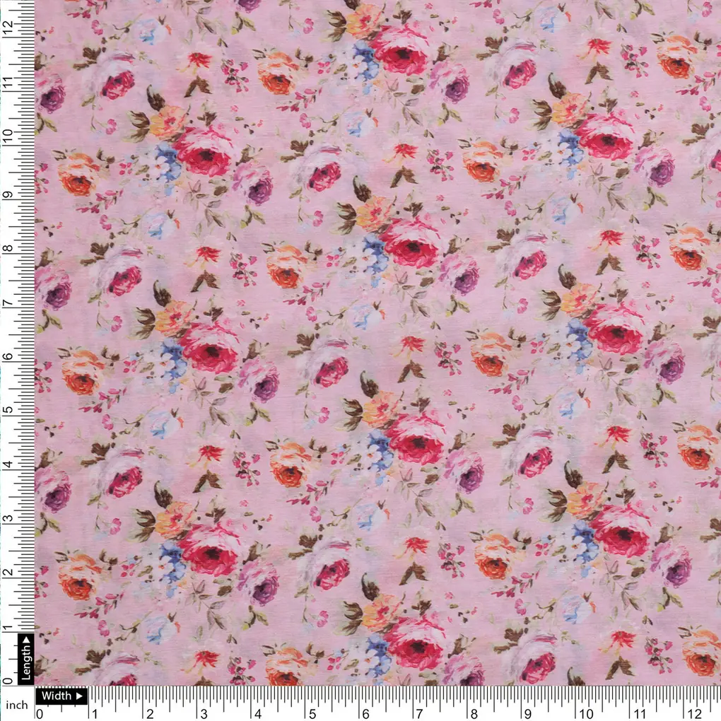 Chanderi Printed Fabric Set 5 Meters - Image 5