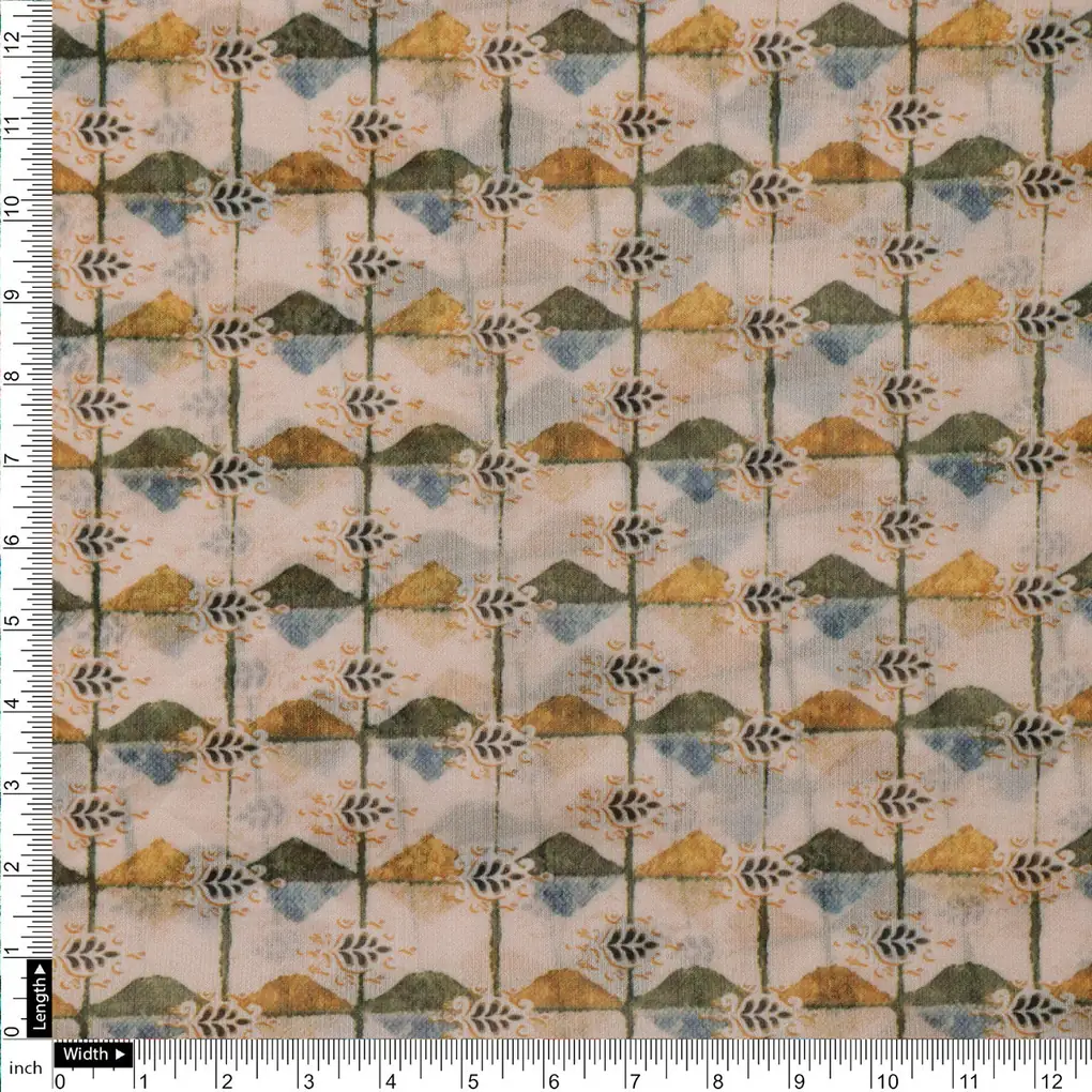 Chanderi Printed Fabric Set 5 Meters - Image 5