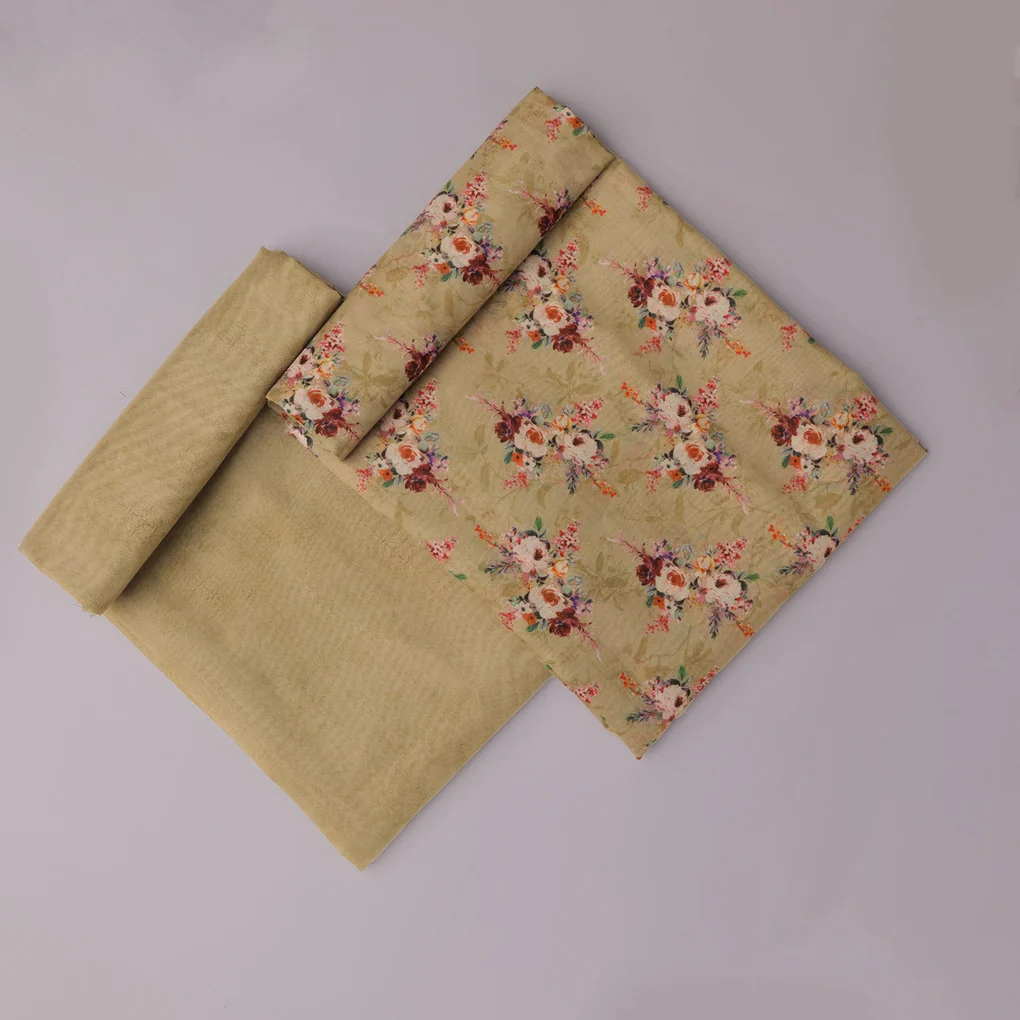 Chanderi Printed Fabric Set 5 Meters - Image 3