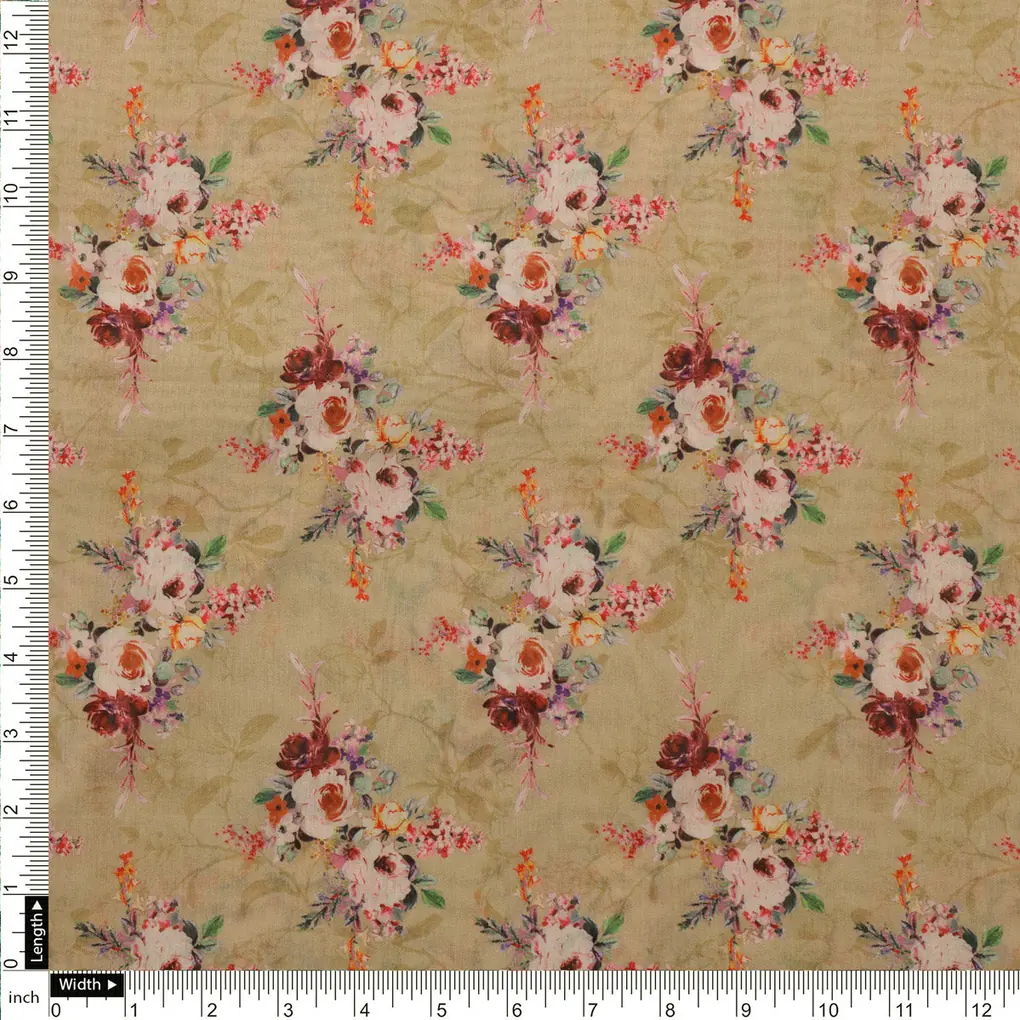 Chanderi Printed Fabric Set 5 Meters - Image 5
