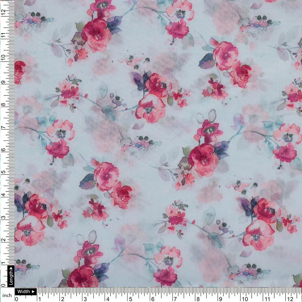 Chanderi Printed Fabric Set 5 Meters - Image 5