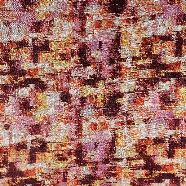 Chinon Metallic Check Print Fabric - Image 4