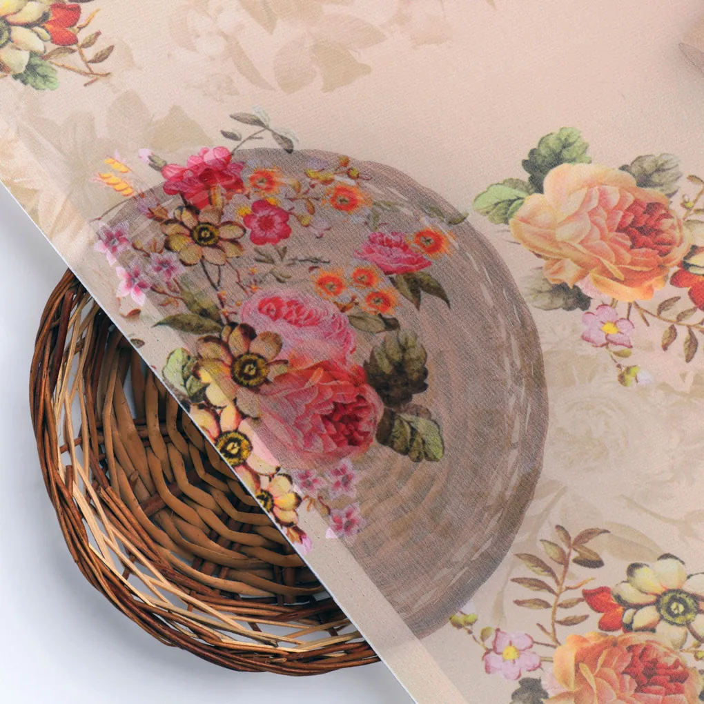 Classy floral digital printed weightless fabric by FAB VOGUE Studio - Image 3