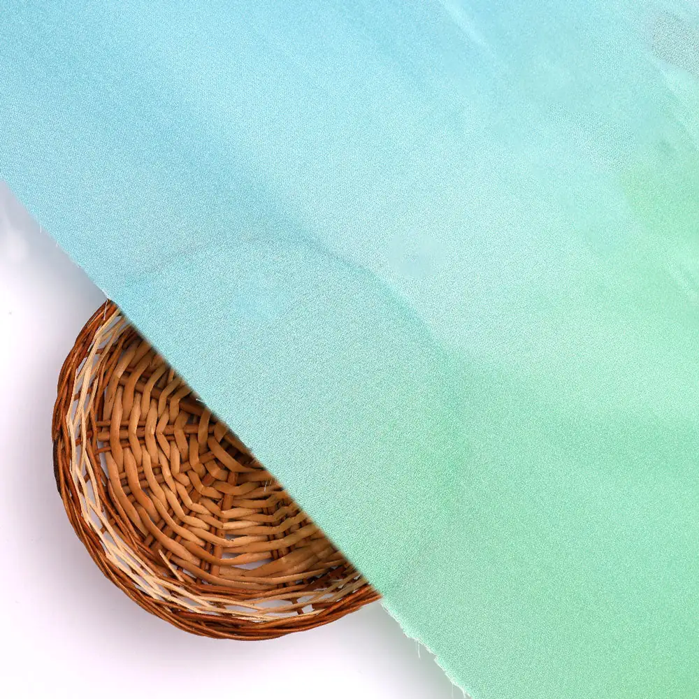 FAB VOGUE Studio's Classy Digital Printed Silk Crepe Fabric - Image 2