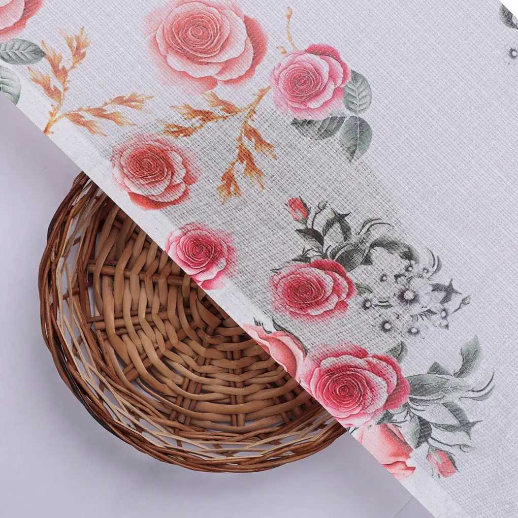Classy Kota Doria Decorative Digital Printed Fabric Material - Image 2