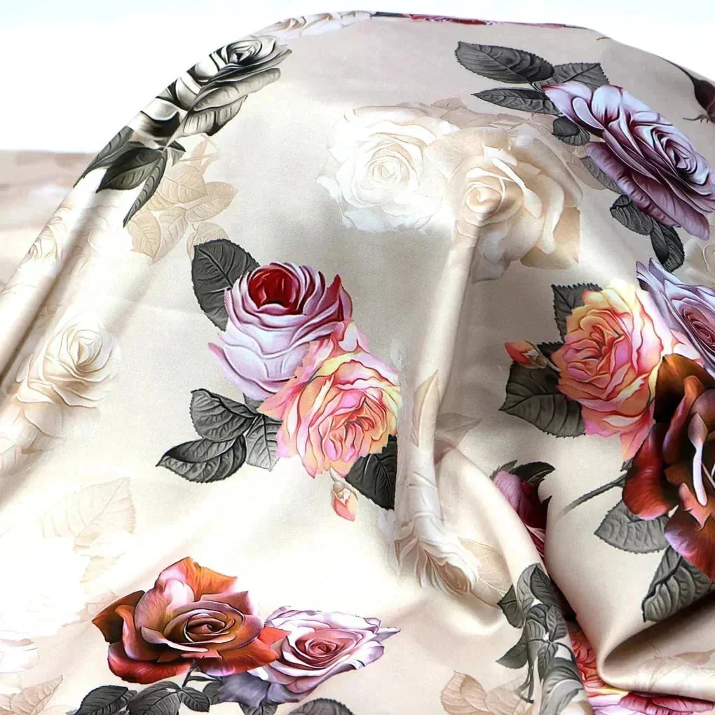 Colorful Floral Digitally Printed Fabrics - Image 3