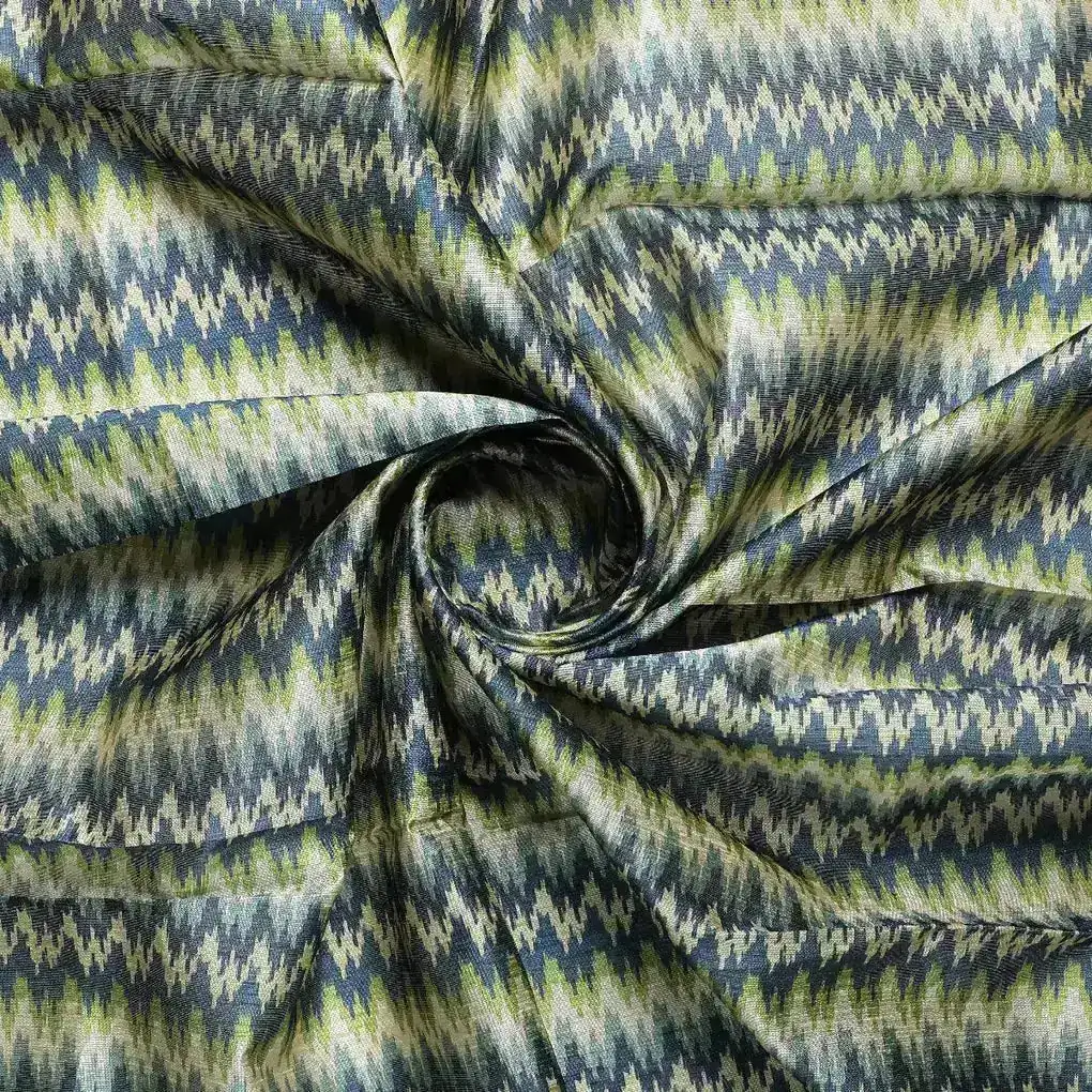 Colorful Leheriya Digital Printed Fabrics - Image 3