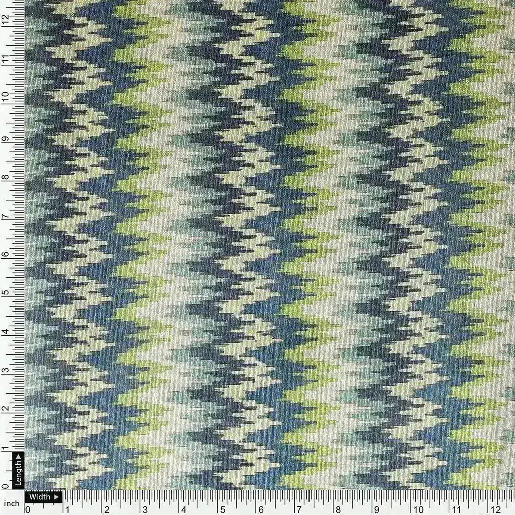 Colorful Leheriya Digital Printed Fabrics - Image 4