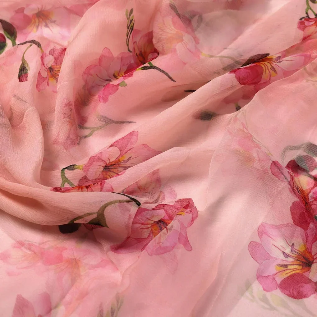 Colorfull Floral Digital Printed Fabric - Image 3
