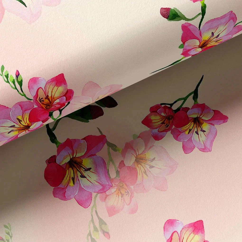 Colorfull Floral Digital Printed Fabric - Image 3