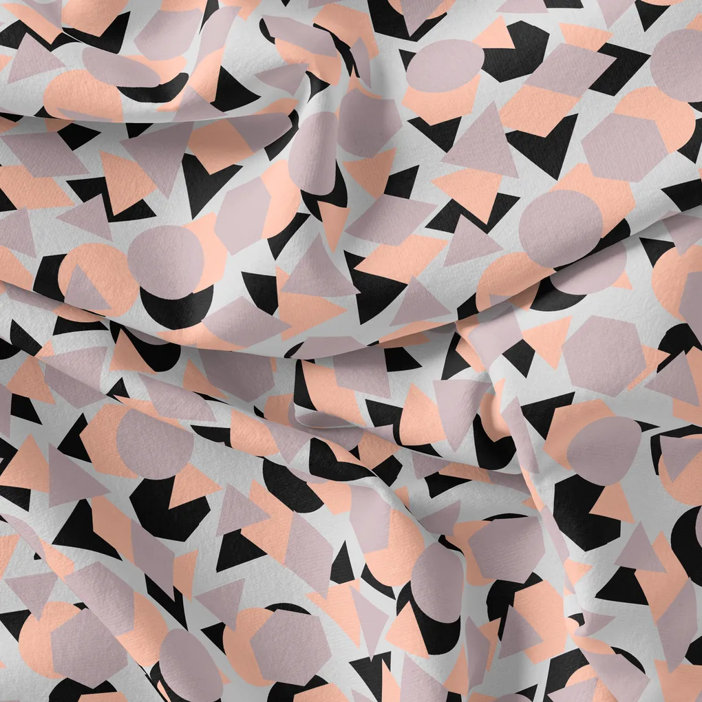 Colourful Geometric Shape Digital Printed Fabric - Image 4