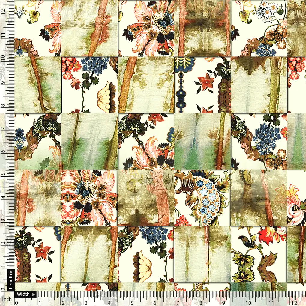 Coolest Multitype Of Design Digital Printed Fabric - Upada Silk - Image 4