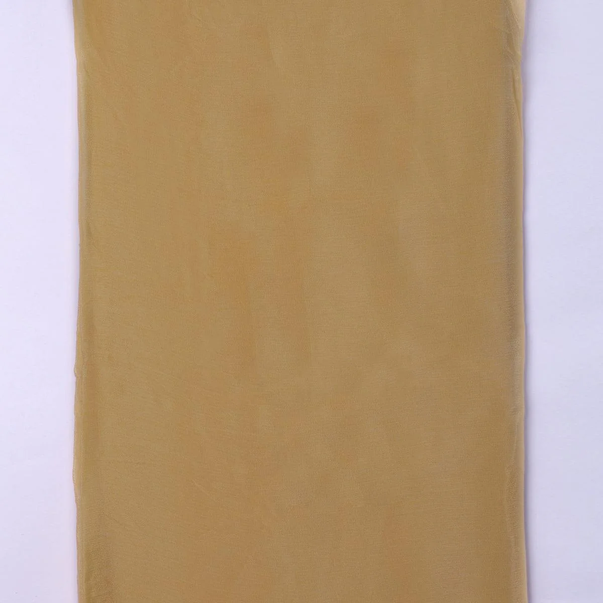 Light-Yellow Colour Pure Chinon Plain Dyed Fabric - Image 4