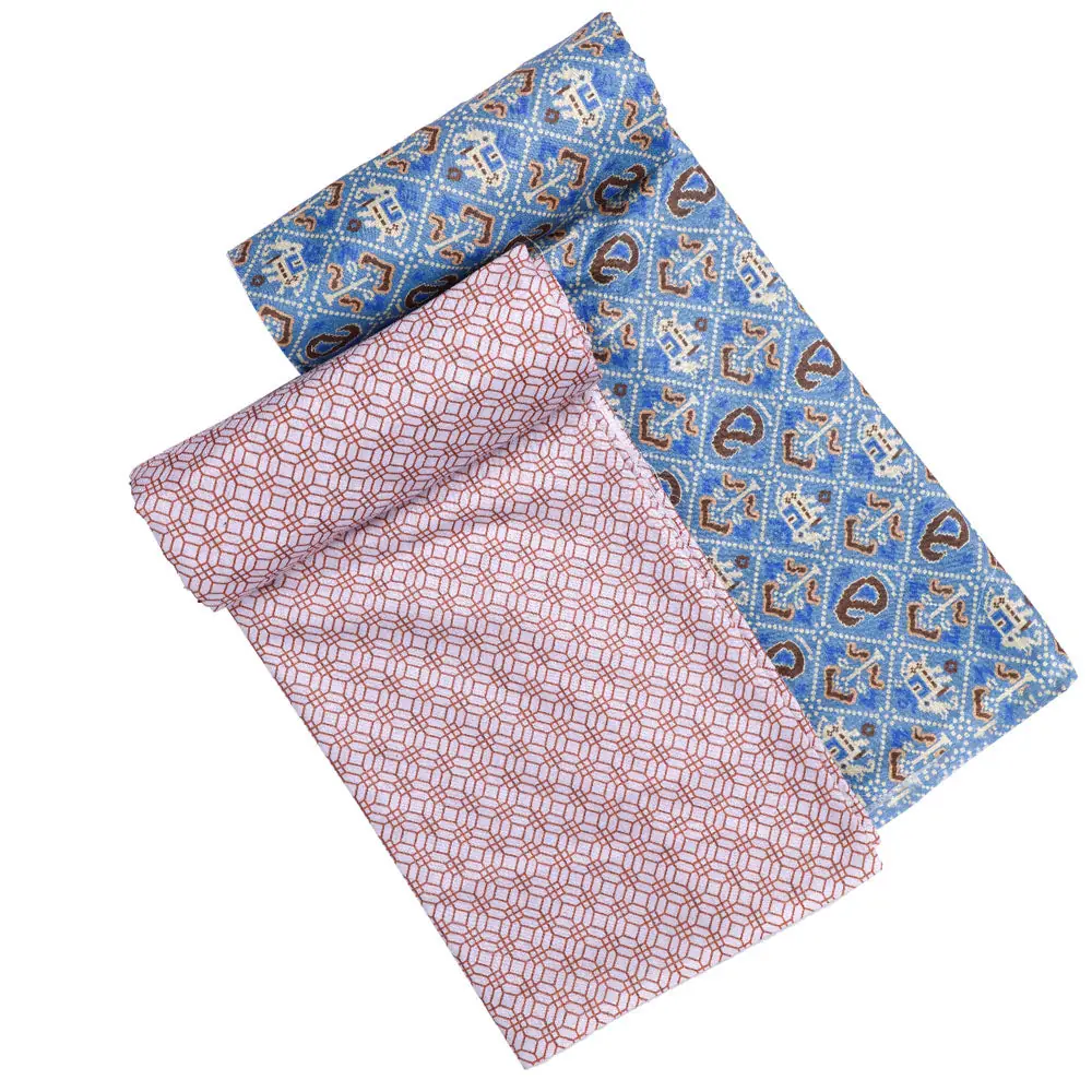 Cream Linen Printed Unstitched Fabric Set (5 Meter Set) - Image 4