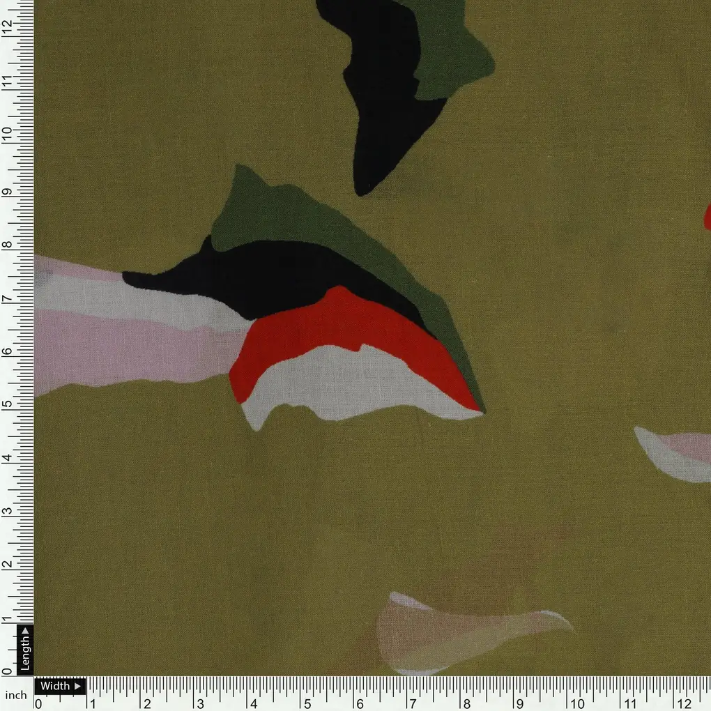 Creative Paper Art Colourful Digital Printed Fabric - Pure Cotton - Image 4