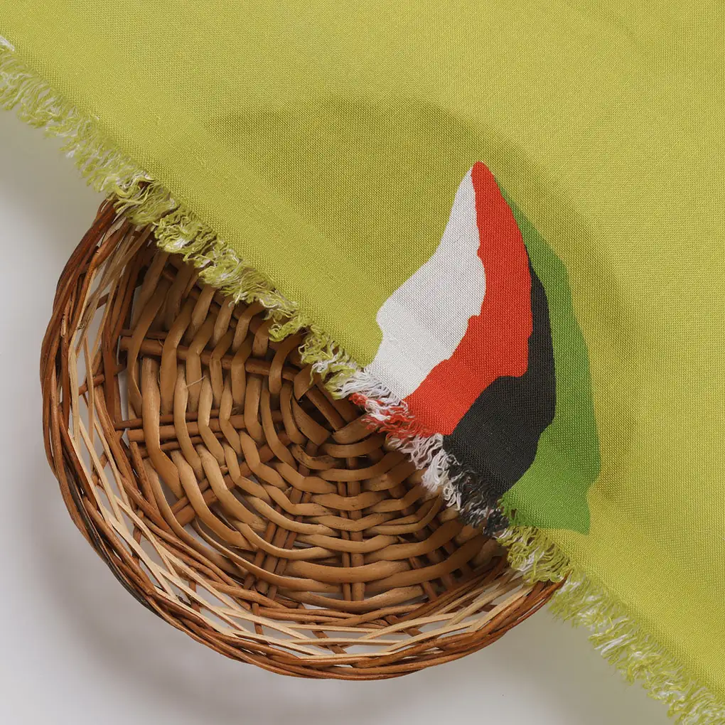 Creative Paper Art Colourful Digital Printed Fabric - Rayon - Image 3