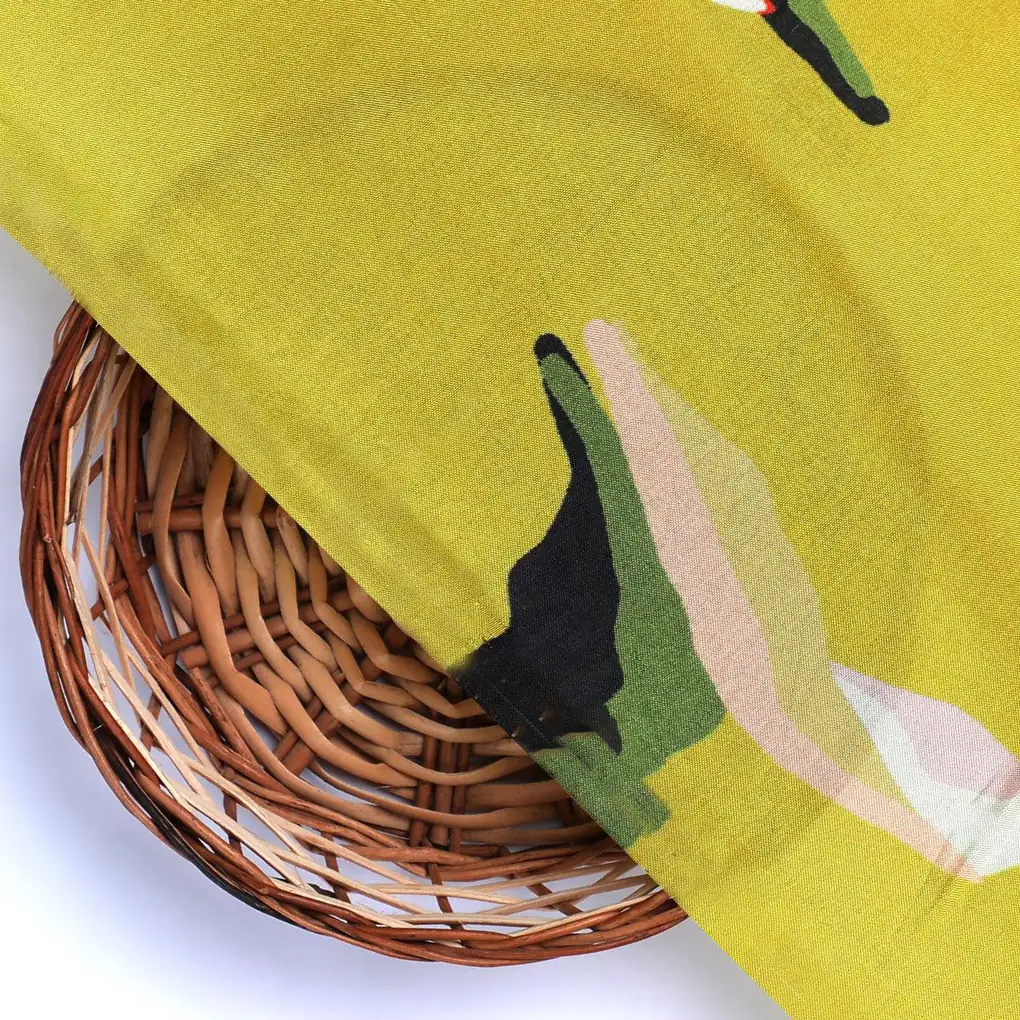 Creative Paper Art Colourful Digital Printed Fabric - Upada Silk - Image 2