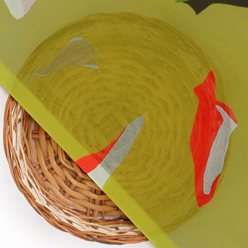 Creative Paper Art Colourful Digital Printed Fabric - Weightless - Image 2