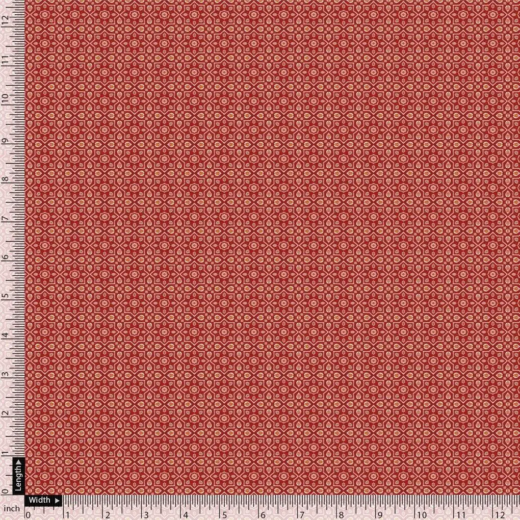 Creative Seamless Multi Types Clover Digital Printed Fabric - Kora Silk - Image 4