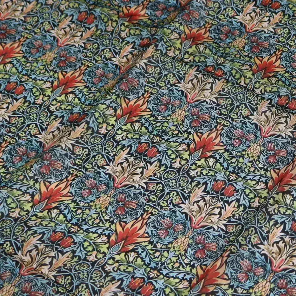 Damask Multicolor Digital Printed Fabrics - Image 2