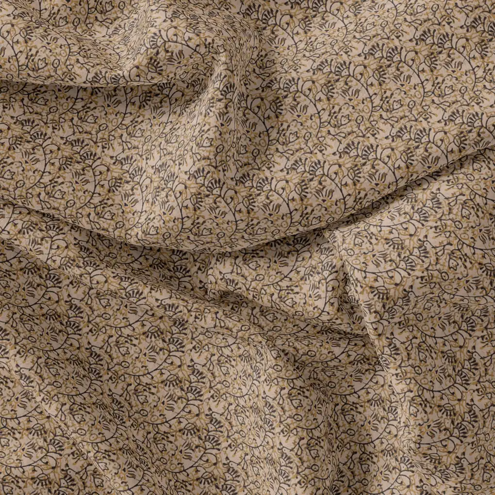 Decorative Bright Leaves Of Branch Digital Printed Fabric - Image 3