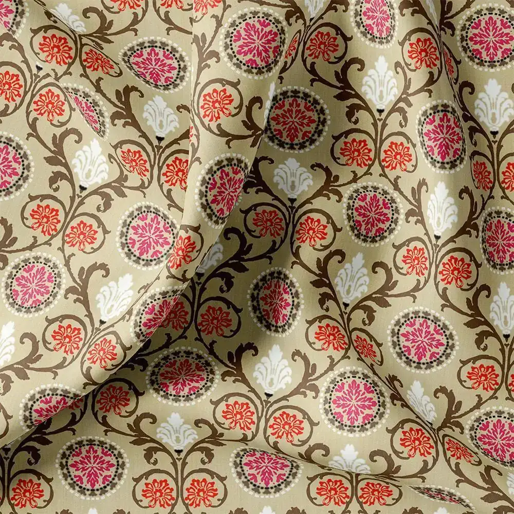 Decorative Damask Digital Printed Fabric - Image 2