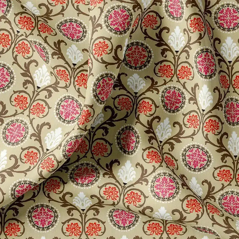 Decorative Damask Digital Printed Fabric - Image 2