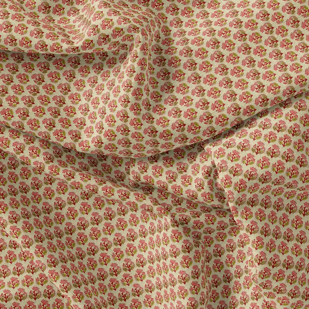 Decorative Liberty Floral Flower Digital Printed Fabric - Pure Cotton - Image 4