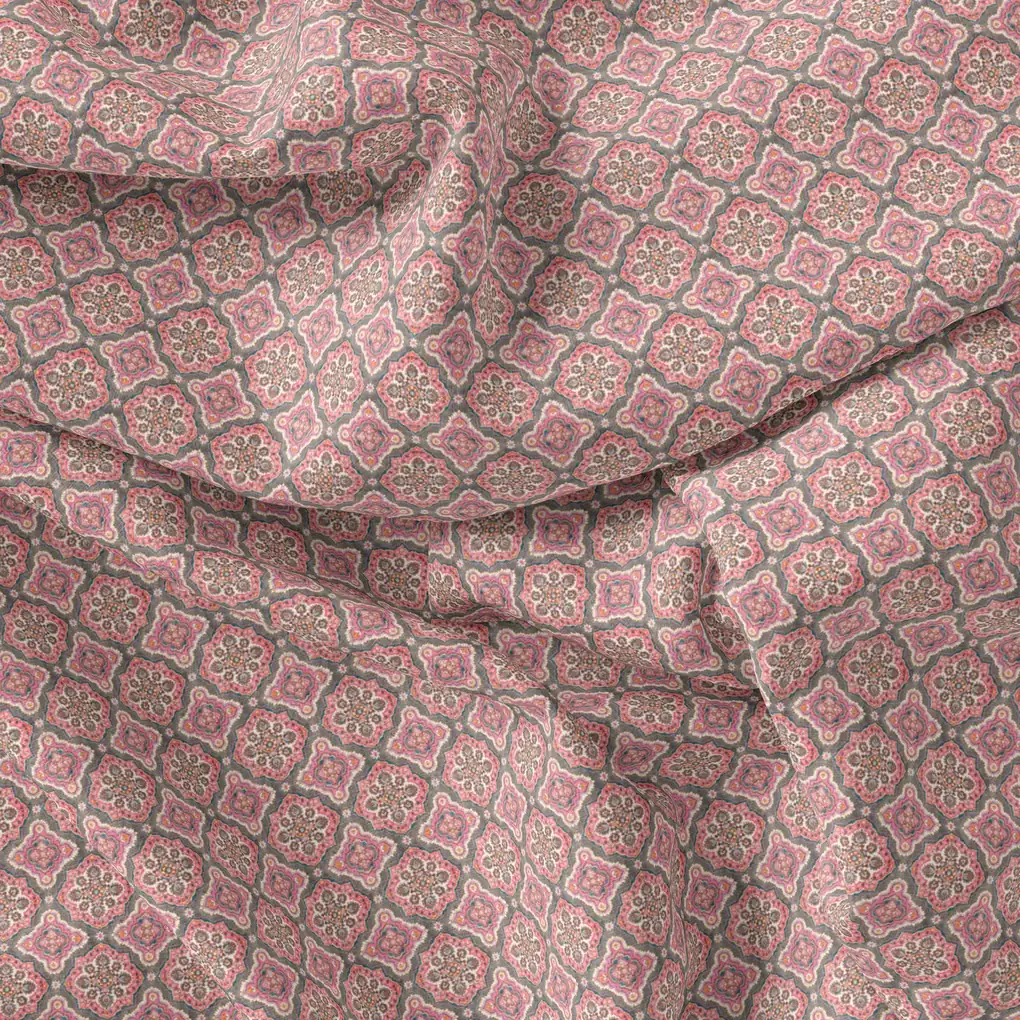Decorative Morden Lifestyle Medallion Digital Printed Fabric - Image 3