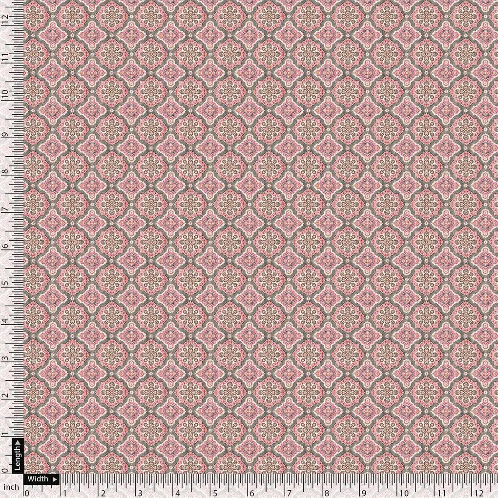 Decorative Morden Lifestyle Medallion Digital Printed Fabric - Rayon - Image 4